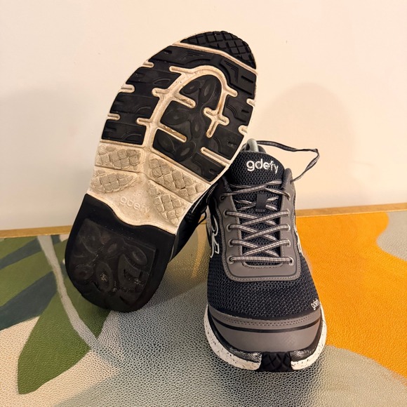 Gravity Defyer G-Defy Ion Women Walking Shoes Grey Black TB9022FBW Size 12 - Picture 2 of 9